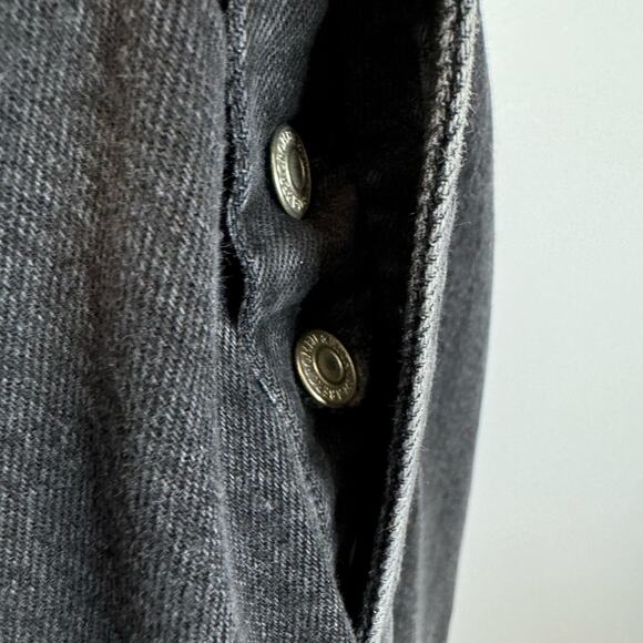 Abercrombie and Fitch The Dad High Rise Wash Black Jeans Women's 29 - Picture 8 of 9